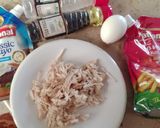 A picture of step 2 of 3 layers pan macaroni.