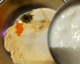 A picture of step 1 of Sooji Besan Khaman Dhokla.
