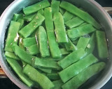 Foto del paso 1 de la receta: Judías verdes con huevo poché y refrito