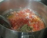 A picture of step 4 of Arroz con Mariscos (Peruvian Seafood Rice).
