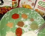A picture of step 1 of Tofu tikka veg seekh kabab.