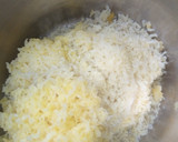 A picture of step 1 of Potato triangles.