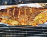 A picture of step 4 of Oven-grilled Angelfish with Potatoes.
