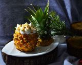 Une image de l'étape 3 de Ananas rôti meringué.