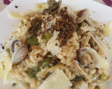 Foto del paso 8 de la receta: Risotto de espárragos, alcachofas y almejas