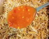 Hình bước làm 2 của món Cá ngần khô rang mắm tỏi