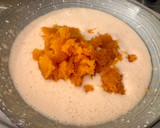 Foto del paso 3 de la receta: Pastel de queso y calabaza sin lactosa 🎃