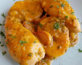Foto del paso 15 de la receta: Calamares rellenos de carrilleras al vino tinto con patatas