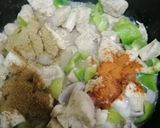 A picture of step 4 of Shashlik gravy with Rice.