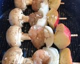 Foto del paso 6 de la receta: Brocheta de camarón. 100% libre de grasa