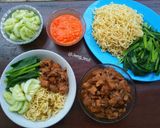 Foto langkah ke 8 dari resep Mie Ayam Jamur Tiram Rumahan.