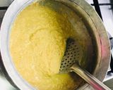 A picture of step 2 of Mohan Thaal(Besan Barfi).