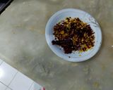 A picture of step 6 of Kungpao Chicken with vegetables /Chinese recipe.
