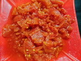 Pechugas en salsa de tomate