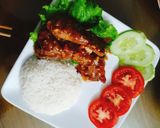 Hình bước làm 3 của món Cơm sườn
