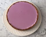 A picture of step 9 of Cake with Blueberry Panna Cotta and Mixed Berries.