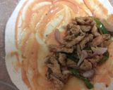 A picture of step 4 of Chicken Wraps.