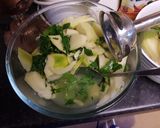 A picture of step 1 of Raw mango and corri chutney(Textured,).