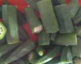भिंडी दो प्याज़ा(bhindi do pyaza recipe in hindi) रेसिपी चरण 1 फोटो