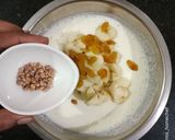A picture of step 3 of Shahi Banana Raita.