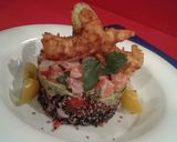 Foto del paso 7 de la receta: Ensalada tibia de Quinoa, Salmón y palta