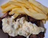 Cara Membuat Rib Eye Steak with Cheesy Mushroom Sauce 8