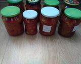 Pritamin paprika hagymával és chilivel télire recept fázis 6 fotója