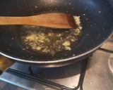 A picture of step 2 of Chinese egg fried Rice.
