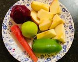 A picture of step 1 of ABCCL healthy juice 🥤.