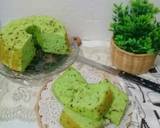 Cara Membuat Cake Chiffon Pandan Coklat 8