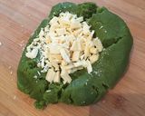 Foto del paso 4 de la receta: Galletas de té matcha con chips de chocolate blanco