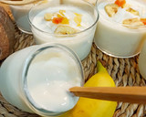 Foto del paso 1 de la receta: Yogurt casero de plátano 🍌 y coco 🥥 (Panificadora Lidl)