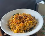 Une image de l'étape 9 de Riz rond au poulet doré et maïs 🌽🍗 💛🧡.