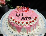 Foto langkah ke 10 dari resep Pinky Lemon Cake.