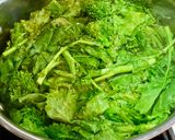 A picture of step 2 of Pasta with Broccoli Rabe and Italian Sausage.