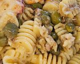 Foto del paso 5 de la receta: Radiatori con pulpo y langostinos