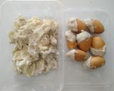 Foto langkah ke 2 dari resep Bubur Kacang Hijau Durian.