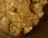 A picture of step 1 of Paneer Tikka masala.