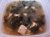 Arroz caldoso con espinacas, garbanzos y tofu