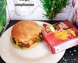 Une image de l'étape 8 de Burger simplissime 😋 #septembre #airfryer.