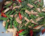 Foto langkah ke 4 dari resep Oseng Kacang Panjang Tempe Teri.