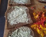 Une image de l'étape 2 de Croque pesto poivrons.