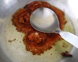 A picture of step 1 of Narali Bhat.