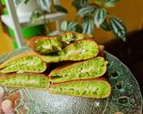 Foto langkah ke 4 dari resep Martabak Lipat Pandan Keju.