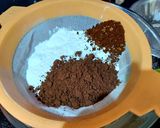 A picture of step 2 of Choco-Coffee Cake.