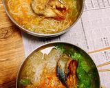 Hình bước làm 3 của món Bún mắm cá thu keto
