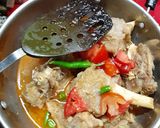 A picture of step 6 of Mutton Karahi.
