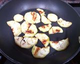 Foto del paso 1 de la receta: Ensalada con berenjena, mozzarella y jamón