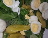 A picture of step 8 of The Never Ending Salad.
