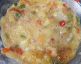 Foto del paso 3 de la receta Tortilla de patata, cebolla, pimiento rojo y verde